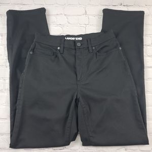 Land's End Twill Pants Jeans Black Wmn's 4